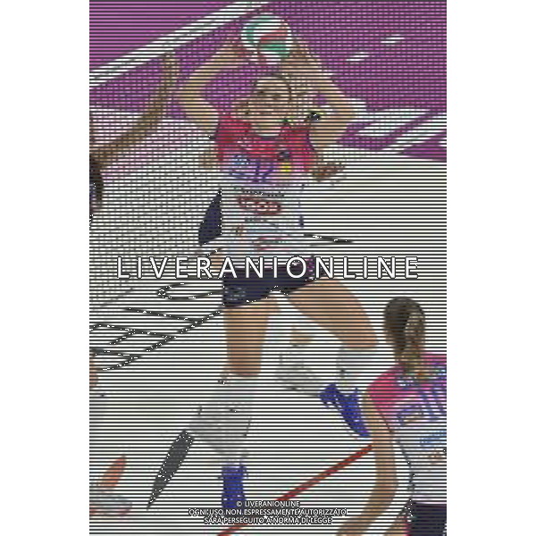 Micha Danielle Hancock (Novara) Imoco Volley Conegliano vs Igor Gorgonzola Novara Supercoppa Italiana 2019 pallavolo femminile Allianz Cluod PalaLido - Milano 16-11-2019 foto Roberto Garavaglia - ag. Aldo Liverani sas