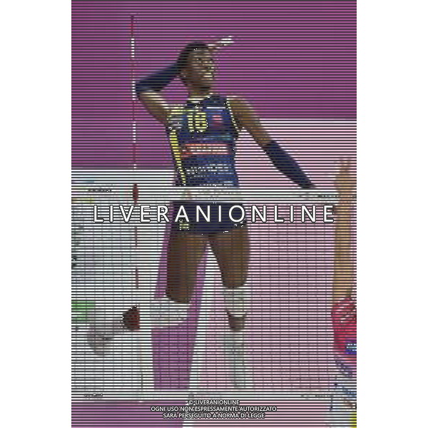 Paola Egonu (Conegliano) Imoco Volley Conegliano vs Igor Gorgonzola Novara Supercoppa Italiana 2019 pallavolo femminile Allianz Cluod PalaLido - Milano 16-11-2019 foto Roberto Garavaglia - ag. Aldo Liverani sas