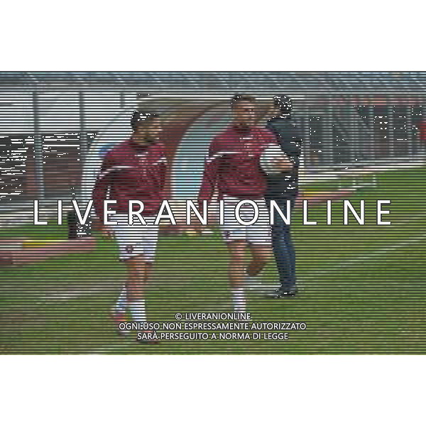 Rieti vs Reggina Campionato Serie C - 15 giornata Stadio Manlio Scopigno - Rieti 17-11-2019 nella foto Denis entra in campo per l\'allenamento FOTO FEDERICO GAETANO-AG ALDO LIVERANI SAS