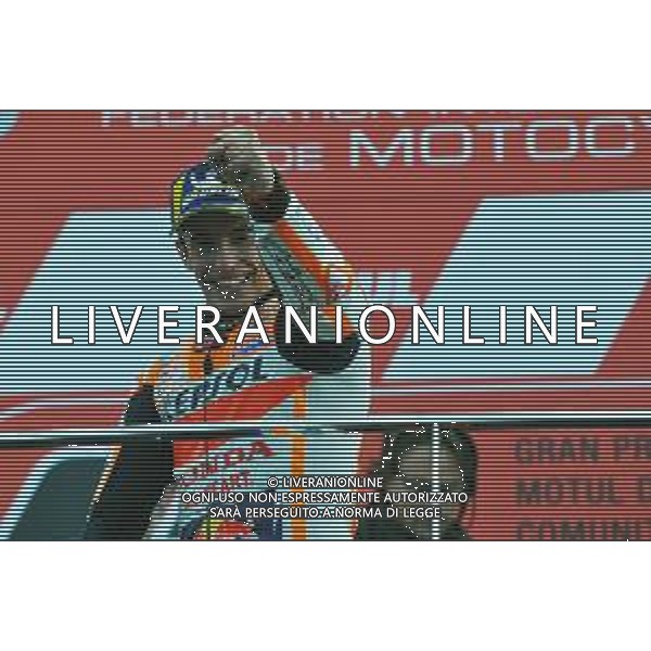 MOTOMONDIALE, MOTOGP, GP DE LA COMUNITAT VALENCIANA 17-11-2019, PODIO NELLA FOTO: MARC MARQUEZ SUL PODIO ©IEMMI/AGENZIA ALDO LIVERANI SAS