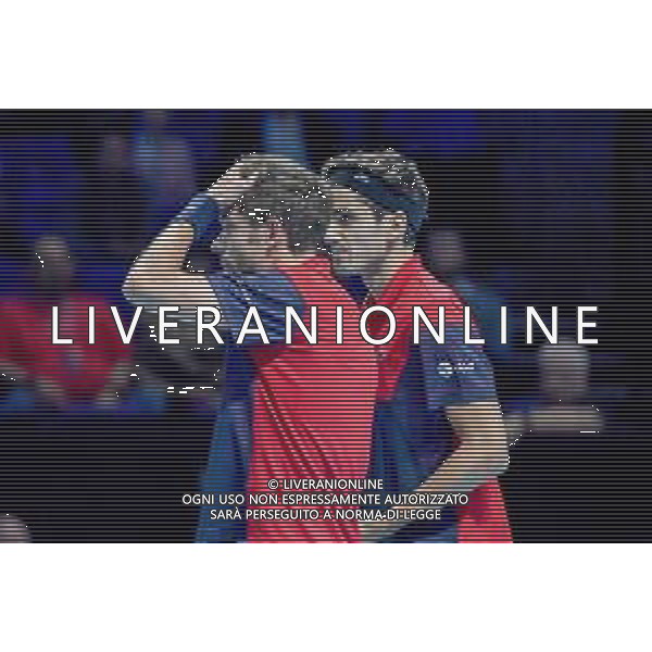 Internazionali di Tennis Londra, Italia 17/11/2019 Nitto ATP Final doppio maschile P HERBERT / N MAHUT vs R KLAASEN / M VENUS Nella foto: Nicola Mahut fra Pierre Hugues Herbert fra ©Roberto Zanettin-Alessio Marini/AGENZIA ALDO LIVERANI SAS