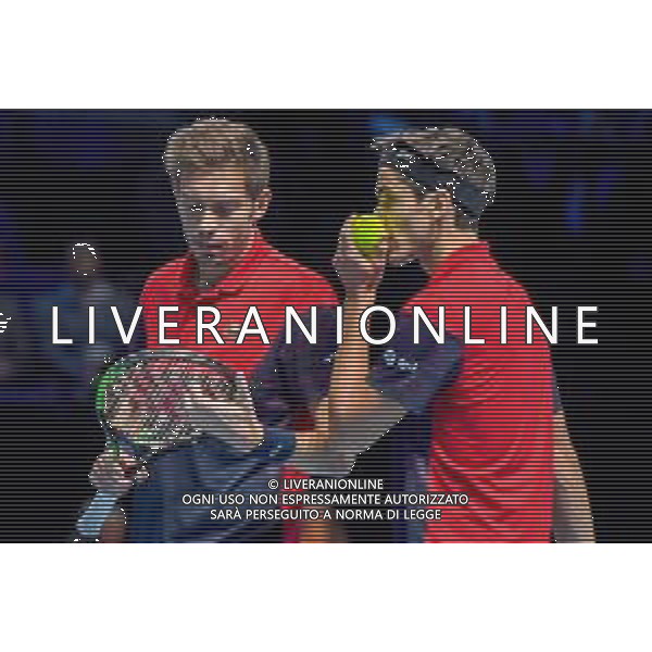 Internazionali di Tennis Londra, Italia 17/11/2019 Nitto ATP Final doppio maschile P HERBERT / N MAHUT vs R KLAASEN / M VENUS Nella foto: Nicola Mahut fra Pierre Hugues Herbert fra ©Roberto Zanettin-Alessio Marini/AGENZIA ALDO LIVERANI SAS