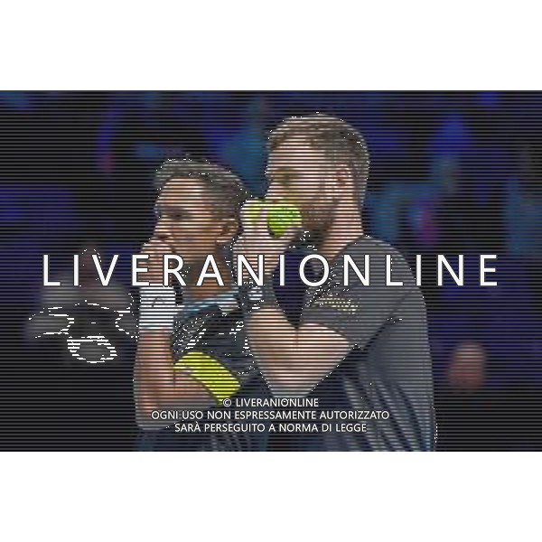 Internazionali di Tennis Londra, Italia 17/11/2019 Nitto ATP Final doppio maschile P HERBERT / N MAHUT vs R KLAASEN / M VENUS Nella foto: Raven Klasase rsa Michael Venus nzl ©Roberto Zanettin-Alessio Marini/AGENZIA ALDO LIVERANI SAS