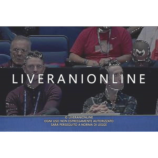 Internazionali di Tennis Londra, Italia 17/11/2019 Nitto ATP Final doppio maschile P HERBERT / N MAHUT vs R KLAASEN / M VENUS Nella foto: a sinistra J.Rose GB golfista PGA e a destra Nick Grimshaw GB presentatore radio e tv ©Roberto Zanettin-Alessio Marini/AGENZIA ALDO LIVERANI SAS