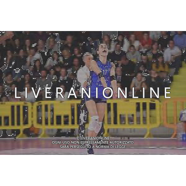 Campionato Italiano di Volley Serie A1 Femminile 2019/2020 Scandicci (FI), Italia 17/11/2019 Savino Del Bene Scandicci vs Il Bisonte Firenze Nella foto: Maila Venturi (Il Bisonte Firenze) esulta FOTO LISA GUGLIELMI-ALESSIO MARINI-AG ALDO LIVERANI SAS