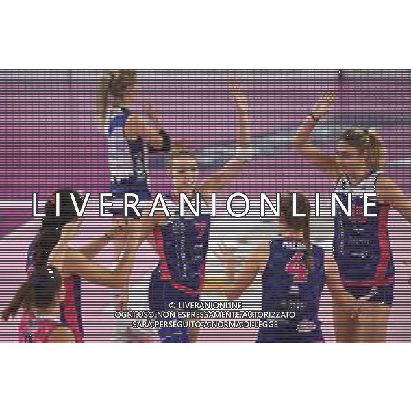Campionato Italiano di Volley Serie A1 Femminile 2019/2020 Scandicci (FI), Italia 17/11/2019 Savino Del Bene Scandicci vs Il Bisonte Firenze Nella foto: Esultanza Savino Del Bene Scandicci FOTO LISA GUGLIELMI-ALESSIO MARINI-AG ALDO LIVERANI SAS