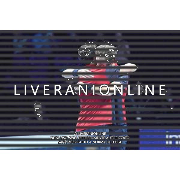 Internazionali di Tennis Londra, Italia 17/11/2019 Nitto ATP Final doppio maschile P HERBERT / N MAHUT vs R KLAASEN / M VENUS Nella foto: Nicola Mahut fra Pierre Hugues Herbert fra ©Roberto Zanettin-Alessio Marini/AGENZIA ALDO LIVERANI SAS