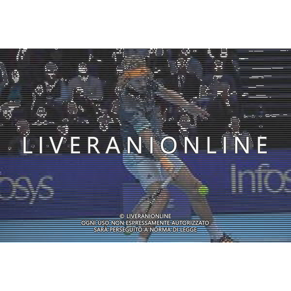 Internazionali di Tennis Londra, Italia 17/11/2019 Nitto ATP Final Dominic Thiem and Stefanos Tsitsipas the final Nella foto: Stefanos Tsitsipas GRE ©Roberto Zanettin - Alessio Marini/AGENZIA ALDO LIVERANI SAS
