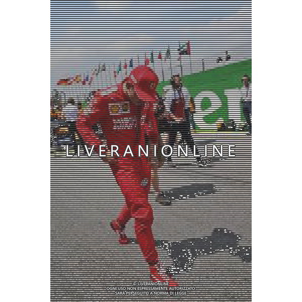 Charles Leclerc (MON) Ferrari on the grid. 17.11.2019. Formula 1 World Championship, Rd 20, Brazilian Grand Prix, Sao Paulo, Brazil, Race Day. ©/AGENZIA ALDO LIVERANI SAS - ITALY ONLY EDITORIAL USE ONLY - - GP F1 BRASILE GARA 17.11.2019