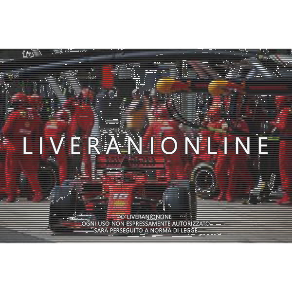 Charles Leclerc (MON) Ferrari SF90 makes a pit stop. 17.11.2019. Formula 1 World Championship, Rd 20, Brazilian Grand Prix, Sao Paulo, Brazil, Race Day. ©/AGENZIA ALDO LIVERANI SAS - ITALY ONLY EDITORIAL USE ONLY - - GP F1 BRASILE GARA 17.11.2019