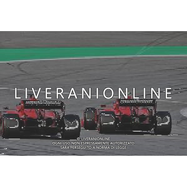 Sebastian Vettel (GER) Ferrari SF90 and Charles Leclerc (MON) Ferrari SF90 battle for position. 17.11.2019. Formula 1 World Championship, Rd 20, Brazilian Grand Prix, Sao Paulo, Brazil, Race Day. ©/AGENZIA ALDO LIVERANI SAS - ITALY ONLY EDITORIAL USE ONLY - - GP F1 BRASILE GARA 17.11.2019