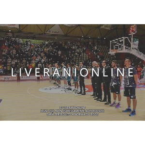 Campionato di Basket Serie A 2019/2020 Pistoia, Italia 17/11/2019 OriOra Pistoia vs Acqua S. Bernardo Cantu Nella foto: San Bernardo Cantu FOTO FABIO FAGIOLINI-ALESSIO MARINI-AG ALDO LIVERANI SAS