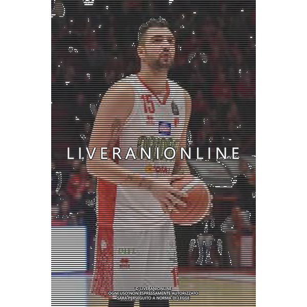 Campionato di Basket Serie A 2019/2020 Pistoia, Italia 17/11/2019 OriOra Pistoia vs Acqua S. Bernardo Cantu Nella foto: Aristide Landi (P) autore di una grande prestazione FOTO FABIO FAGIOLINI-ALESSIO MARINI-AG ALDO LIVERANI SAS