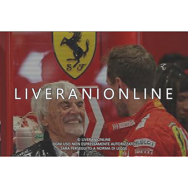 (L to R): Bernie Ecclestone (GBR) with Sebastian Vettel (GER) Ferrari. 16.11.2019. Formula 1 World Championship, Rd 20, Brazilian Grand Prix, Sao Paulo, Brazil, Qualifying Day. ONLY ITALY-AG ALDO LIVERANI SAS