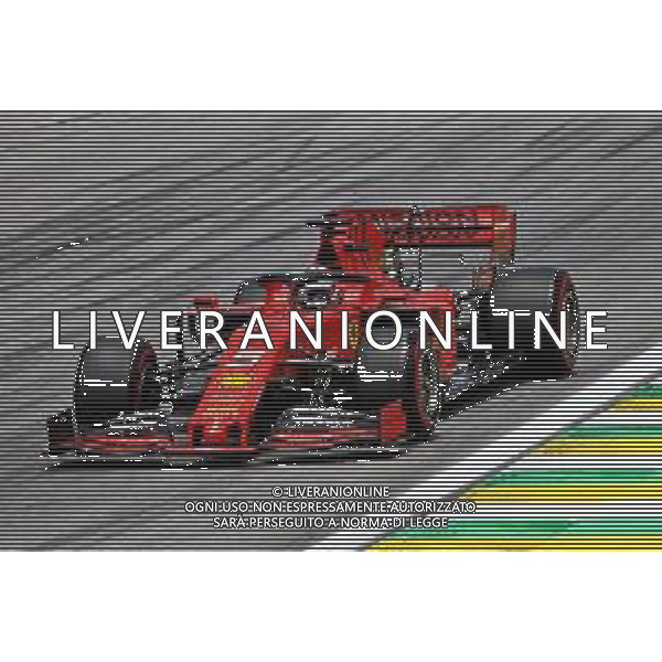 Sebastian Vettel (GER) Ferrari SF90. 16.11.2019. Formula 1 World Championship, Rd 20, Brazilian Grand Prix, Sao Paulo, Brazil, Qualifying Day. ONLY ITALY-AG ALDO LIVERANI SAS