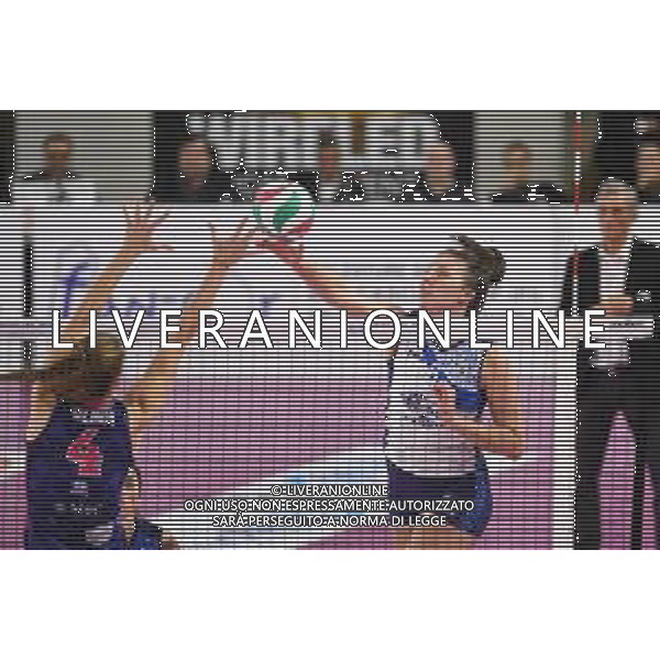 Campionato Italiano di Volley Serie A1 Femminile 2019/2020 Scandicci (FI), Italia 17/11/2019 Savino Del Bene Scandicci vs Il Bisonte Firenze Nella foto: Mikaela Foecke (Il Bisonte Firenze) FOTO LISA GUGLIELMI-ALESSIO MARINI-AG ALDO LIVERANI SAS