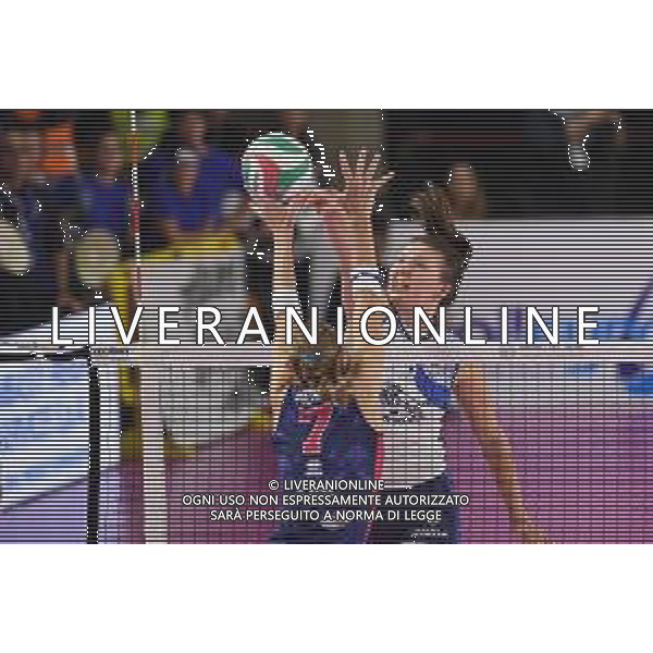 Campionato Italiano di Volley Serie A1 Femminile 2019/2020 Scandicci (FI), Italia 17/11/2019 Savino Del Bene Scandicci vs Il Bisonte Firenze Nella foto: Mikaela Foecke (Il Bisonte Firenze) FOTO LISA GUGLIELMI-ALESSIO MARINI-AG ALDO LIVERANI SAS