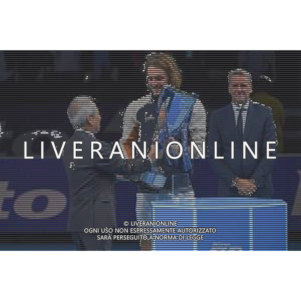 Internazionali di Tennis Londra, Italia 17/11/2019 Nitto ATP Final Dominic Thiem and Stefanos Tsitsipas the final vittoria Nella foto: Stefanos Tsitsipas ©Roberto Zanettin-Alessio Marini/AGENZIA ALDO LIVERANI SAS