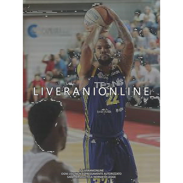 IMOLA 18 11 2019 LE NATURELLE BASKET-TEZENIS VERONA SERIE A2 NELLA FOTO MATTIA UDOM VERONA foto gianni sanna-ag aldo liverani sas