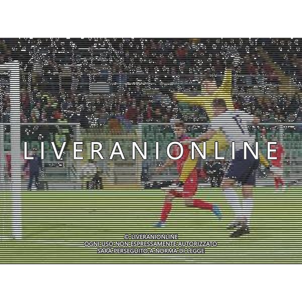 18-11-2019 Palermo : italia - armenia qualificazioni europei 2020 Nella foto: il gol di ciro immobile del 1-0 GIUSEPPE SERGI/AG ALDO LIVERANI SAS