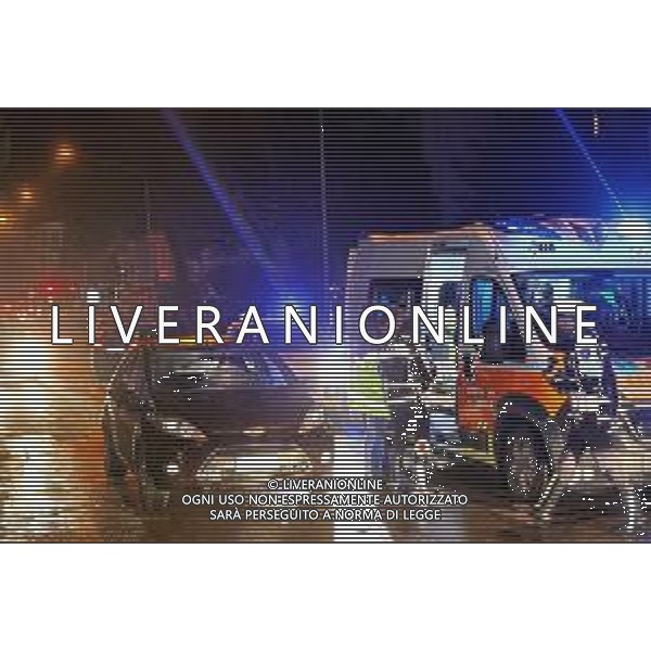 IMOLA 19 11 2019 INCIDENTE STRADALE IN VIA VITTORIO VENETO ALTEZZA VIA ASPROMONTE AUTO FORD FOCUS GUIDATO DA UNA DONNA ANZIANA E PEDONE SULLE STRISCE, ANZIANO PORTATO IN OSPEDALE CON CODICE ROSSO SUL POSTO 118 E AUTO MEDICA RILIEVI POLIZIA MUNCIPALE ©SANNA/AGENZIA ALDO LIVERANI SAS