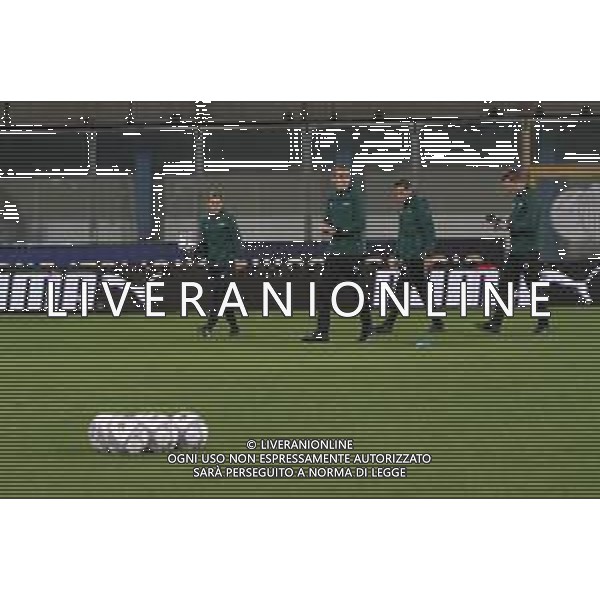 19-11-2019 Catania : Italia - Armenia qualificazioni europei 2021 U21 Nella foto: l\'arbitro stefanie frappart ispeziona il campo di gioco GIUSEPPE SERGI/AG ALDO LIVERANI SAS