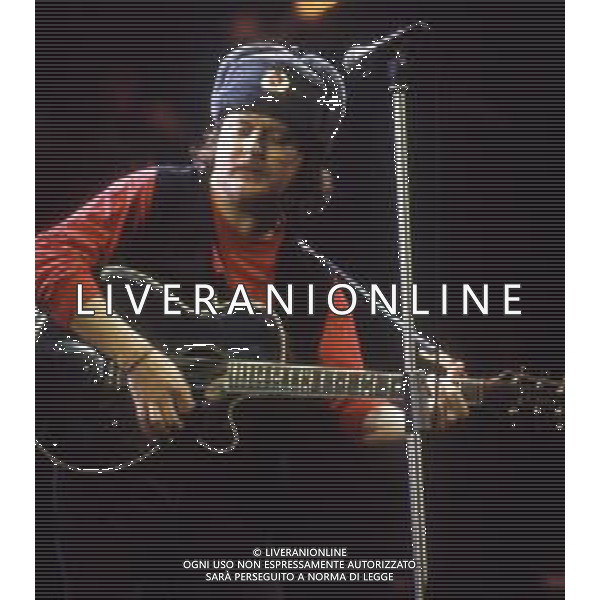 ZUCCHERO, pseudonimo di Adelmo Fornaciari, cantautore e musicista italiano - RETROSPETTIVA Nella foto in Concerto a Mosca nel 1990 ©ARCHIVIO/AGENZIA ALDO LIVERANI SAS