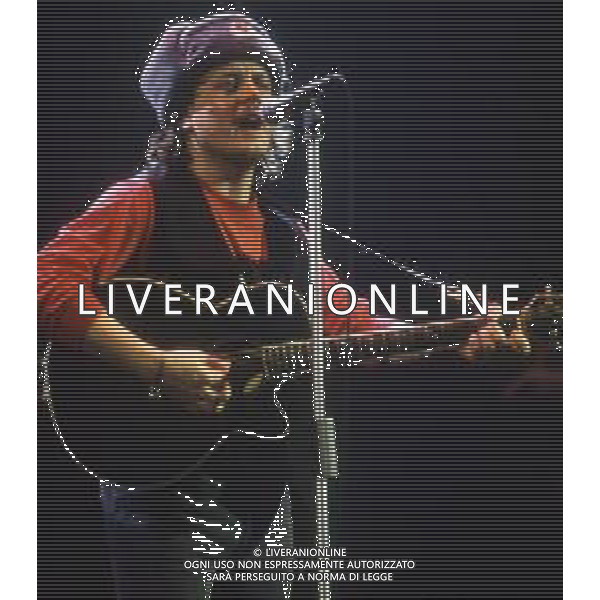 ZUCCHERO, pseudonimo di Adelmo Fornaciari, cantautore e musicista italiano - RETROSPETTIVA Nella foto in Concerto a Mosca nel 1990 ©ARCHIVIO/AGENZIA ALDO LIVERANI SAS