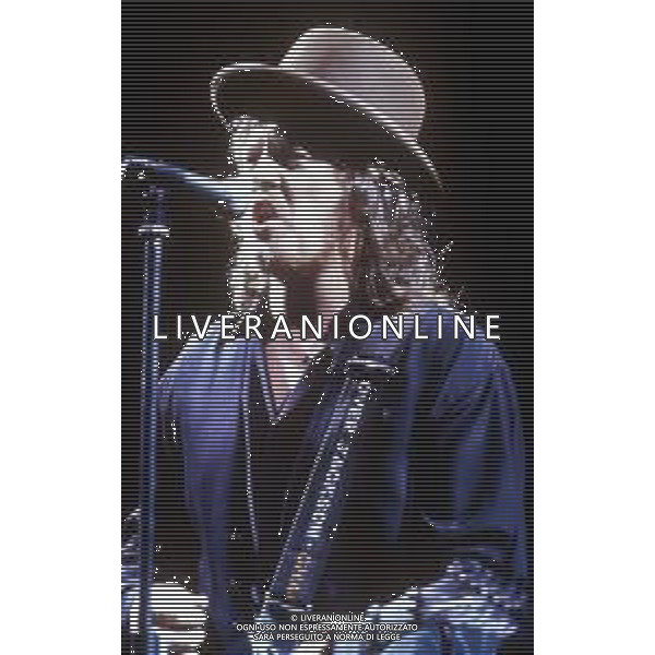 ZUCCHERO, pseudonimo di Adelmo Fornaciari, cantautore e musicista italiano - RETROSPETTIVA Nella foto nel 1989 ©ARCHIVIO/AGENZIA ALDO LIVERANI SAS