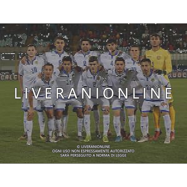19-11-2019 Catania : Italia - Armenia qualificazioni europei 2021 U21 Nella foto: formazione armenia GIUSEPPE SERGI/AG ALDO LIVERANI SAS