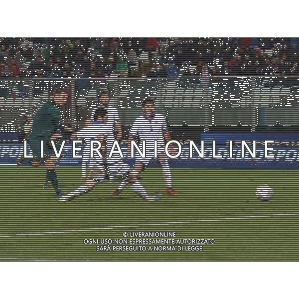 19-11-2019 Catania : Italia - Armenia qualificazioni europei 2021 U21 Nella foto: tiro gol di niccolo\' zanellato del 2-0 GIUSEPPE SERGI/AG ALDO LIVERANI SAS