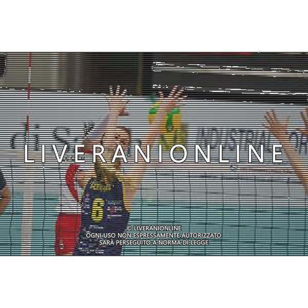 Volley Champions League Women 2019/2020 Treviso, Italia 19/11/2019 Carraro Imoco Conegliano vs Vasas Obuda Budapest Nella foto: Schiacciata di Maria Kostelanska (Budapest) foto ettore griffoni-alessio marini-ag aldo liverani sas