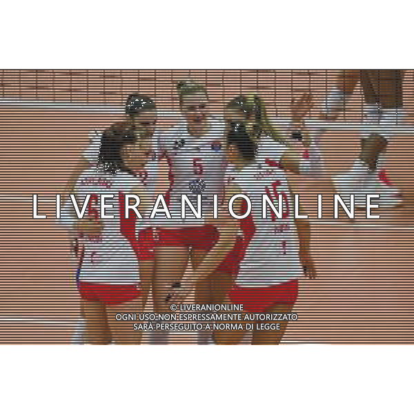 Volley Champions League Women 2019/2020 Treviso, Italia 19/11/2019 Carraro Imoco Conegliano vs Vasas Obuda Budapest Nella foto: Vasas Obuda Budapest foto ettore griffoni-alessio marini-ag aldo liverani sas