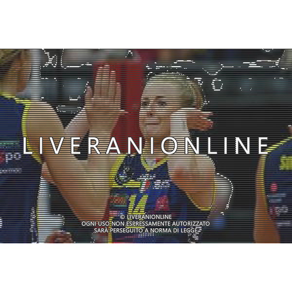 Volley Champions League Women 2019/2020 Treviso, Italia 19/11/2019 Carraro Imoco Conegliano vs Vasas Obuda Budapest Nella foto: Esultanza di Joanna Wolosz (Conegliano) foto ettore griffoni-alessio marini-ag aldo liverani sas