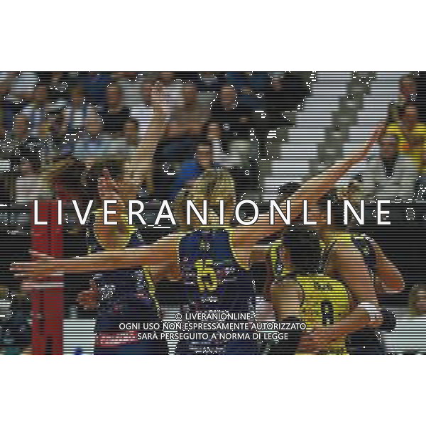 Volley Champions League Women 2019/2020 Treviso, Italia 19/11/2019 Carraro Imoco Conegliano vs Vasas Obuda Budapest Nella foto: Esultanza Imoco Volley Conegliano foto ettore griffoni-alessio marini-ag aldo liverani sas