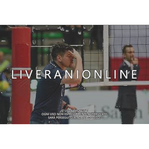 Volley Champions League Women 2019/2020 Treviso, Italia 19/11/2019 Carraro Imoco Conegliano vs Vasas Obuda Budapest Nella foto: Delusione di Jakub Gluszak (Coach Budapest) FOTO ETTORE GRIFFONI-ALESSIO MARINI-AG ALDO LIVERANI SAS