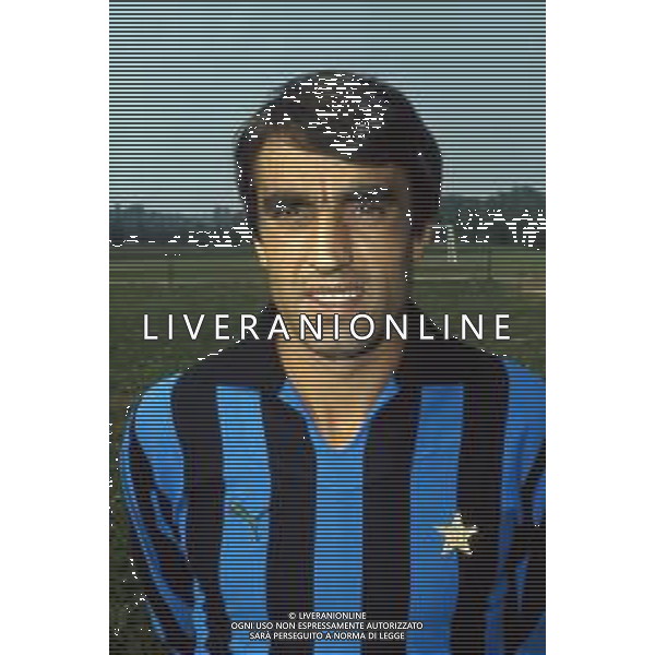 PIETRO ANASTASI CALCIATORE ITALIANO - RETROSPETTIVA calciatore dell\'inter - anni\'70 ph archivio ag. aldo liverani sas