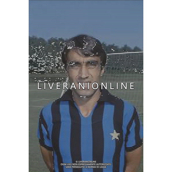 PIETRO ANASTASI CALCIATORE ITALIANO - RETROSPETTIVA calciatore dell\'inter - anni\'70 ph archivio ag. aldo liverani sas