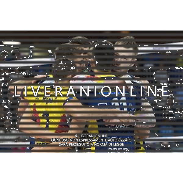 Campionato Italiano di Volley Superlega Serie A 2019/2020 Milano, Italia 20/11/2019 Allianz Milano vs Leo Shoes Modena Nella foto: esultanza Ivan Zaytsev (Leo Shoes Modena) FOTO ELISA CALABRESE-ALESSIO MARINI-AG ALDO LIVERANI SAS