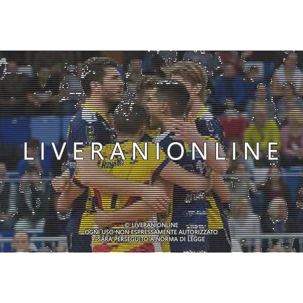 Campionato Italiano di Volley Superlega Serie A 2019/2020 Milano, Italia 20/11/2019 Allianz Milano vs Leo Shoes Modena Nella foto: Leo Shoes Modena FOTO ELISA CALABRESE-ALESSIO MARINI-AG ALDO LIVERANI SAS