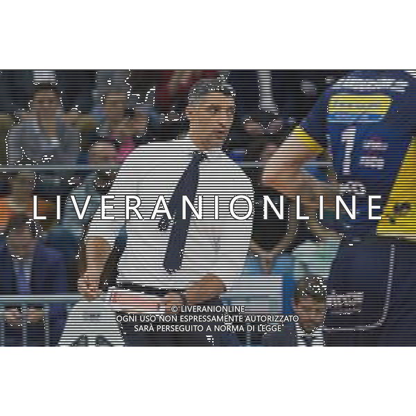 Campionato Italiano di Volley Superlega Serie A 2019/2020 Milano, Italia 20/11/2019 Allianz Milano vs Leo Shoes Modena Nella foto: coach Andrea Giani (Leo Shoes Modena) foto elisa calabrese-alessio marini-ag aldo liverani sas