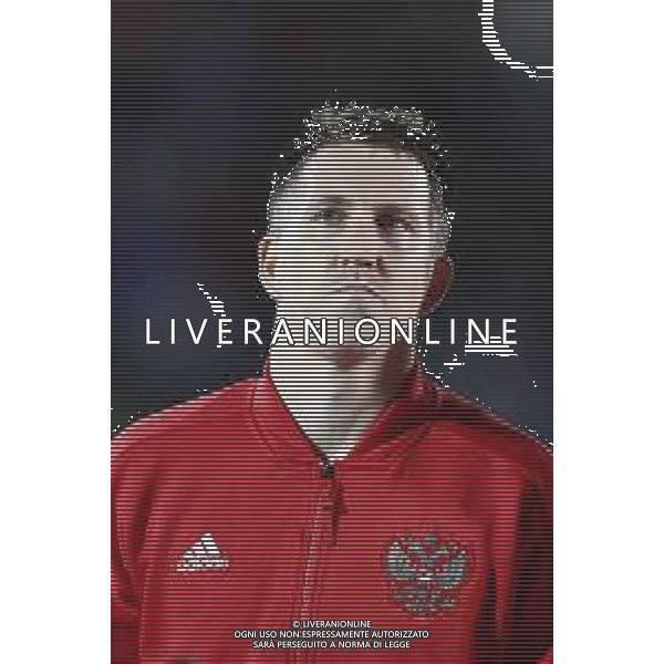 UEFA Qualificazioni Europee del gruppo I - SAN MARINO vs RUSSIA 19/11/2019 - nella foto: Sergei Petrov (Russia) ©CLAUDIO ZAMAGNI-AGENZIA ALDO LIVERANI Sergei Petrov (Russia) during the UEFA European Qualifiers match between SAN MARINO and RUSSIA at San Marino Olympic Stadium on November 19, 2019 in Serravalle Repubblic of San Marino photo credit by: CLAUDIO ZAMAGNI/ALDO LIVERANI PHOTO AGENCY