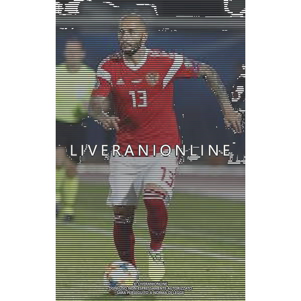 UEFA Qualificazioni Europee del gruppo I - SAN MARINO vs RUSSIA 19/11/2019 - nella foto: Fedor Kudryashov (Russia) ©CLAUDIO ZAMAGNI-AGENZIA ALDO LIVERANI Fedor Kudryashov (Russia) during the UEFA European Qualifiers match between SAN MARINO and RUSSIA at San Marino Olympic Stadium on November 19, 2019 in Serravalle Repubblic of San Marino photo credit by: CLAUDIO ZAMAGNI/ALDO LIVERANI PHOTO AGENCY