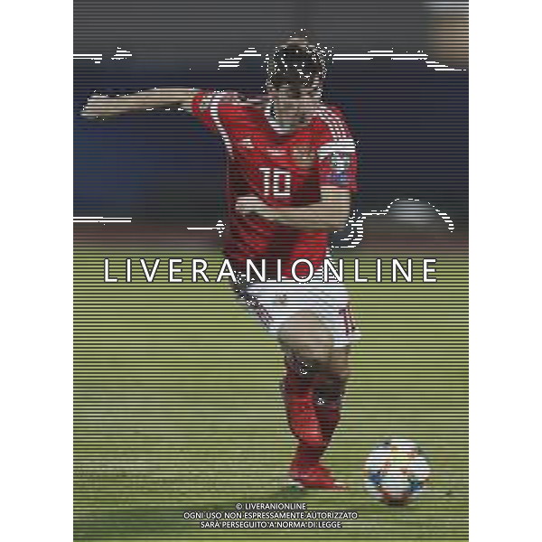 UEFA Qualificazioni Europee del gruppo I - SAN MARINO vs RUSSIA 19/11/2019 - nella foto: Zelimkhan Bakaev (Russia) ©CLAUDIO ZAMAGNI-AGENZIA ALDO LIVERANI Zelimkhan Bakaev (Russia) during the UEFA European Qualifiers match between SAN MARINO and RUSSIA at San Marino Olympic Stadium on November 19, 2019 in Serravalle Repubblic of San Marino photo credit by: CLAUDIO ZAMAGNI/ALDO LIVERANI PHOTO AGENCY