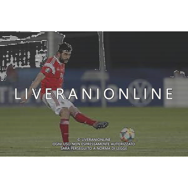 UEFA Qualificazioni Europee del gruppo I - SAN MARINO vs RUSSIA 19/11/2019 - nella foto: Georgi Dzhikiya (Russia) ©CLAUDIO ZAMAGNI-AGENZIA ALDO LIVERANI Georgi Dzhikiya (Russia) during the UEFA European Qualifiers match between SAN MARINO and RUSSIA at San Marino Olympic Stadium on November 19, 2019 in Serravalle Repubblic of San Marino photo credit by: CLAUDIO ZAMAGNI/ALDO LIVERANI PHOTO AGENCY
