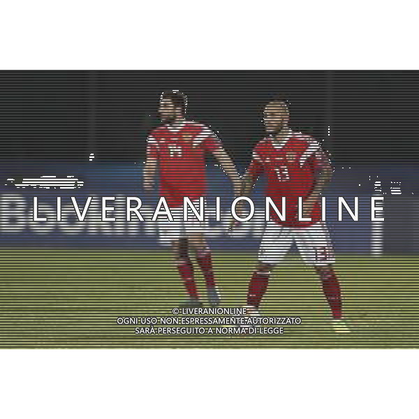 UEFA Qualificazioni Europee del gruppo I - SAN MARINO vs RUSSIA 19/11/2019 - nella foto: Sergei Petrov (Russia) ©CLAUDIO ZAMAGNI-AGENZIA ALDO LIVERANI Sergei Petrov (Russia) during the UEFA European Qualifiers match between SAN MARINO and RUSSIA at San Marino Olympic Stadium on November 19, 2019 in Serravalle Repubblic of San Marino photo credit by: CLAUDIO ZAMAGNI/ALDO LIVERANI PHOTO AGENCY
