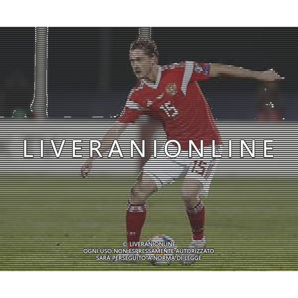 UEFA Qualificazioni Europee del gruppo I - SAN MARINO vs RUSSIA 19/11/2019 - nella foto: Aleksei Miranchuk (Russia) ©CLAUDIO ZAMAGNI-AGENZIA ALDO LIVERANI Aleksei Miranchuk (Russia) during the UEFA European Qualifiers match between SAN MARINO and RUSSIA at San Marino Olympic Stadium on November 19, 2019 in Serravalle Repubblic of San Marino photo credit by: CLAUDIO ZAMAGNI/ALDO LIVERANI PHOTO AGENCY