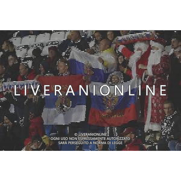 UEFA Qualificazioni Europee del gruppo I - SAN MARINO vs RUSSIA 19/11/2019 - nella foto: TIFOSI DELLA RUSSIA ©CLAUDIO ZAMAGNI-AGENZIA ALDO LIVERANI SUPORTERS OF RUSSIA during the UEFA European Qualifiers match between SAN MARINO and RUSSIA at San Marino Olympic Stadium on November 19, 2019 in Serravalle Repubblic of San Marino photo credit by: CLAUDIO ZAMAGNI/ALDO LIVERANI PHOTO AGENCY