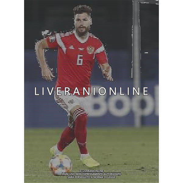 UEFA Qualificazioni Europee del gruppo I - SAN MARINO vs RUSSIA 19/11/2019 - nella foto: Maksim Belyaev (Russia) ©CLAUDIO ZAMAGNI-AGENZIA ALDO LIVERANI Maksim Belyaev (Russia) during the UEFA European Qualifiers match between SAN MARINO and RUSSIA at San Marino Olympic Stadium on November 19, 2019 in Serravalle Repubblic of San Marino photo credit by: CLAUDIO ZAMAGNI/ALDO LIVERANI PHOTO AGENCY