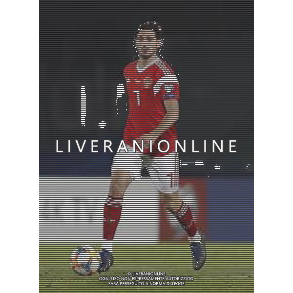 UEFA Qualificazioni Europee del gruppo I - SAN MARINO vs RUSSIA 19/11/2019 - nella foto: Magomed Ozdoev (Russia) ©CLAUDIO ZAMAGNI-AGENZIA ALDO LIVERANI Magomed Ozdoev (Russia) during the UEFA European Qualifiers match between SAN MARINO and RUSSIA at San Marino Olympic Stadium on November 19, 2019 in Serravalle Repubblic of San Marino photo credit by: CLAUDIO ZAMAGNI/ALDO LIVERANI PHOTO AGENCY